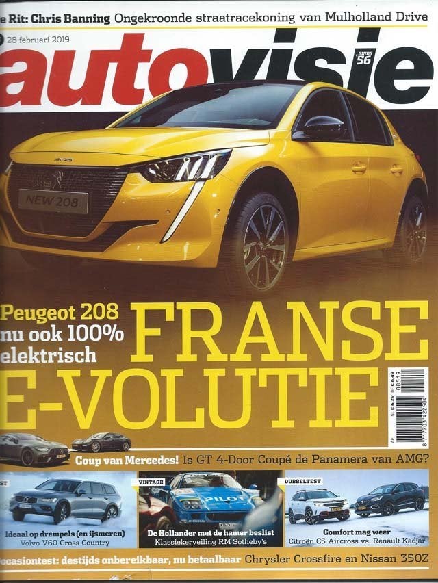 Autovisie 5 2019 : Chrysler Crossfire - Nissan 350Z - Golf, Ophalen of Verzenden, Gelezen, Algemeen
