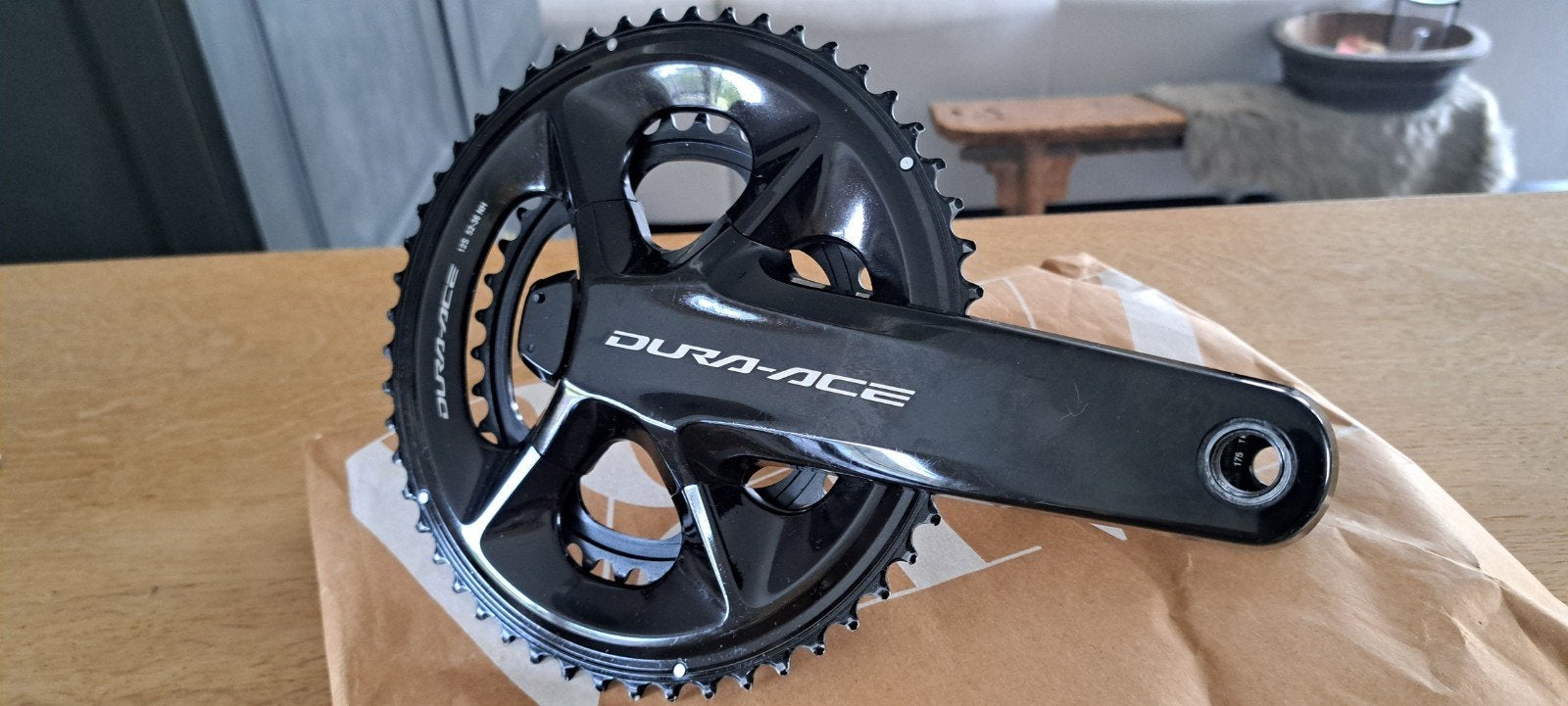 Shimano Dura-Ace R9200P Powermeter Crankstel 12s, Crankstel of Pedalen, Racefiets, Ophalen of Verzenden, Zo goed als nieuw