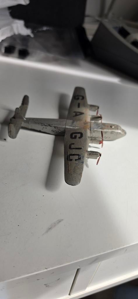 Dinky toys meccano heel oud metalen vliegtuigje, Antiek en Kunst, Antiek | Speelgoed, Ophalen of Verzenden