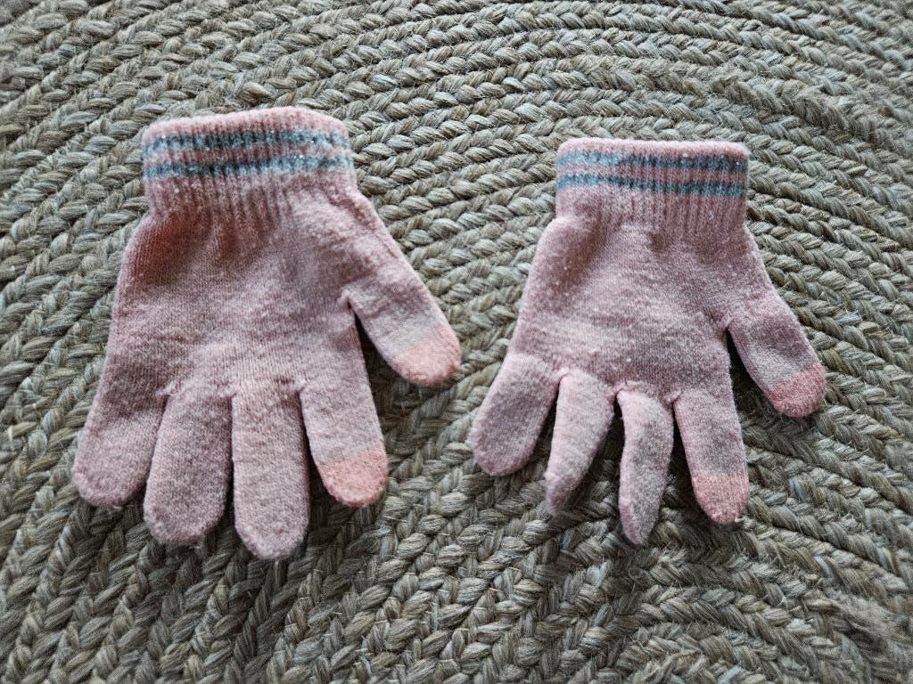 Roze handschoenen van de Hema, maat 98-116, Overige typen, Meisje, Ophalen of Verzenden, Zo goed als nieuw