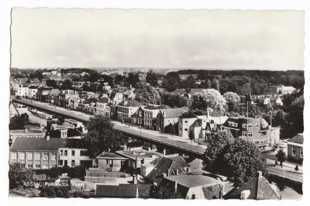 Assen - Panorama Vaart, Verzamelen, Verzenden, 1960 tot 1980, Ongelopen, Drenthe