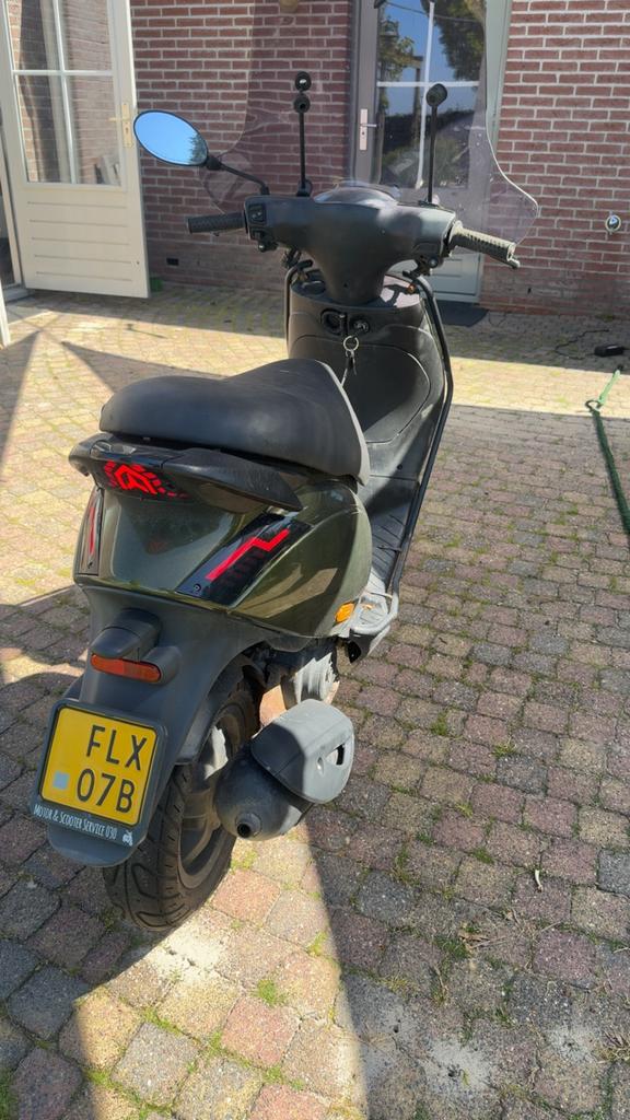 Piaggio Zip Scooter - Groen, Goed Onderhouden, Ophalen, Gebruikt, Maximaal 45 km/u, Benzine