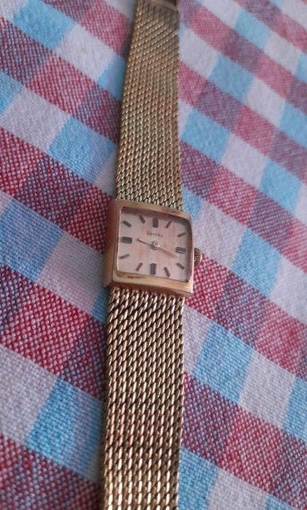 Mechanisch horloge verguld, Ophalen of Verzenden
