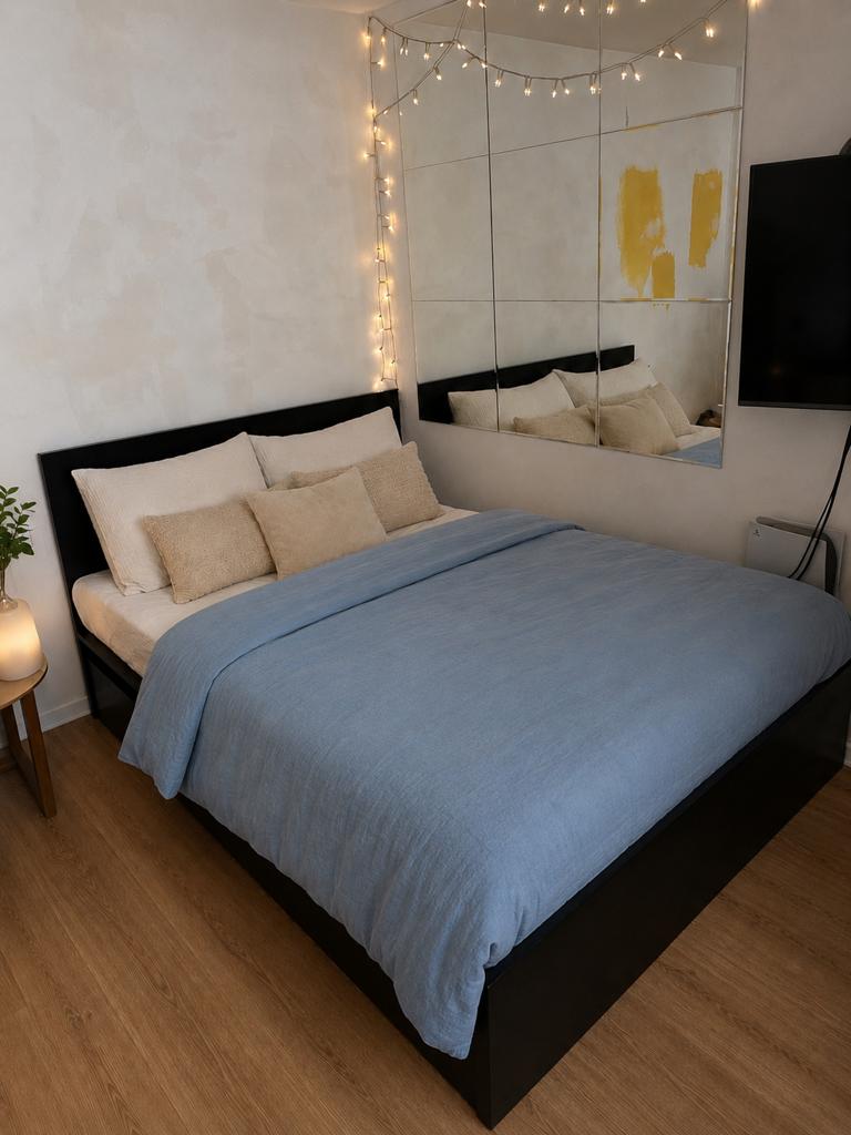 IKEA Malm bed 200x140 cm met ruime lades en lattenbodem, Huis en Inrichting, Slaapkamer | Bedden, Ophalen, Gebruikt, Zwart, Tweepersoons