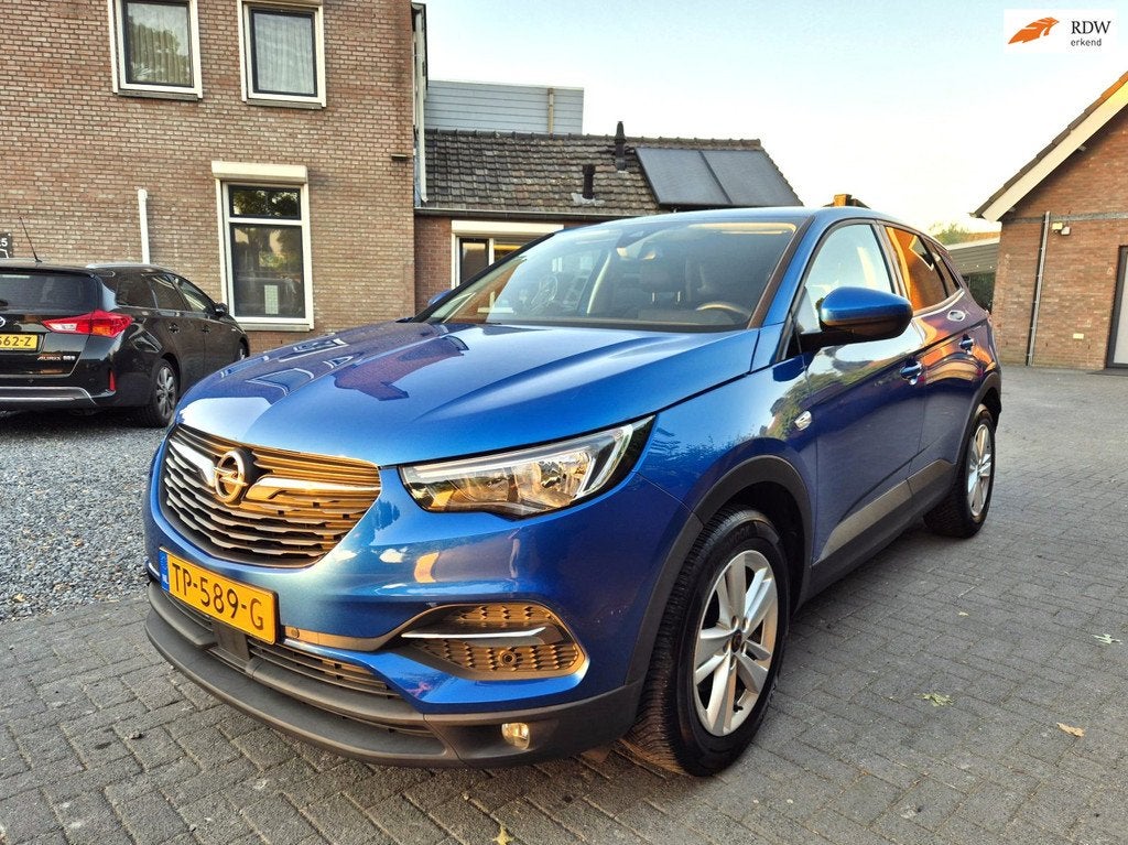Opel Grandland X 1.2 Turbo Innovation NAvi Clima Cruise Half, Auto's, Opel, Voorwielaandrijving, Gebruikt, 1199 cc, Blauw