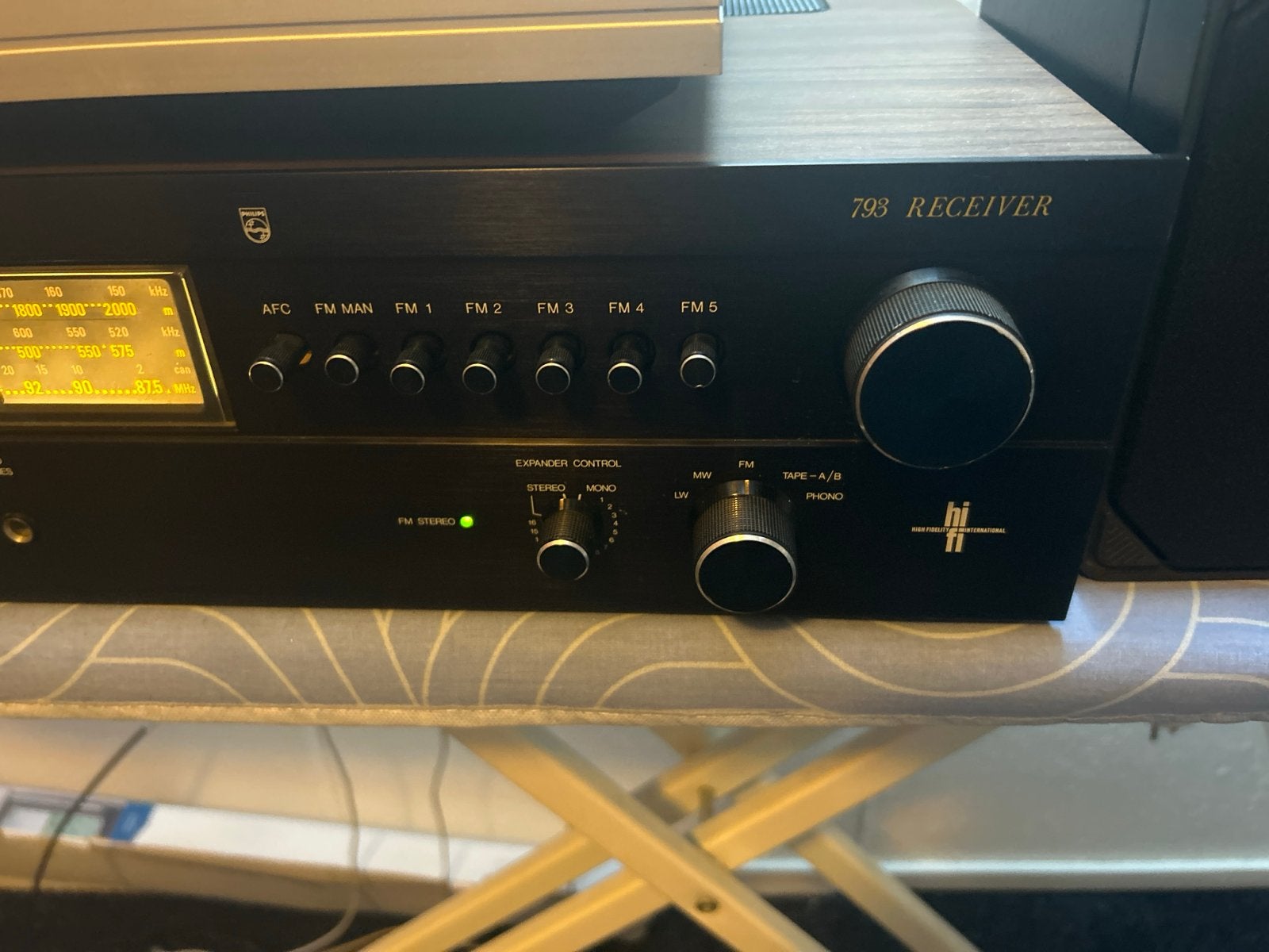 Philips Hifi Tuner/Versterker 793, Ophalen, Philips, Tuner of Radio, Refurbished