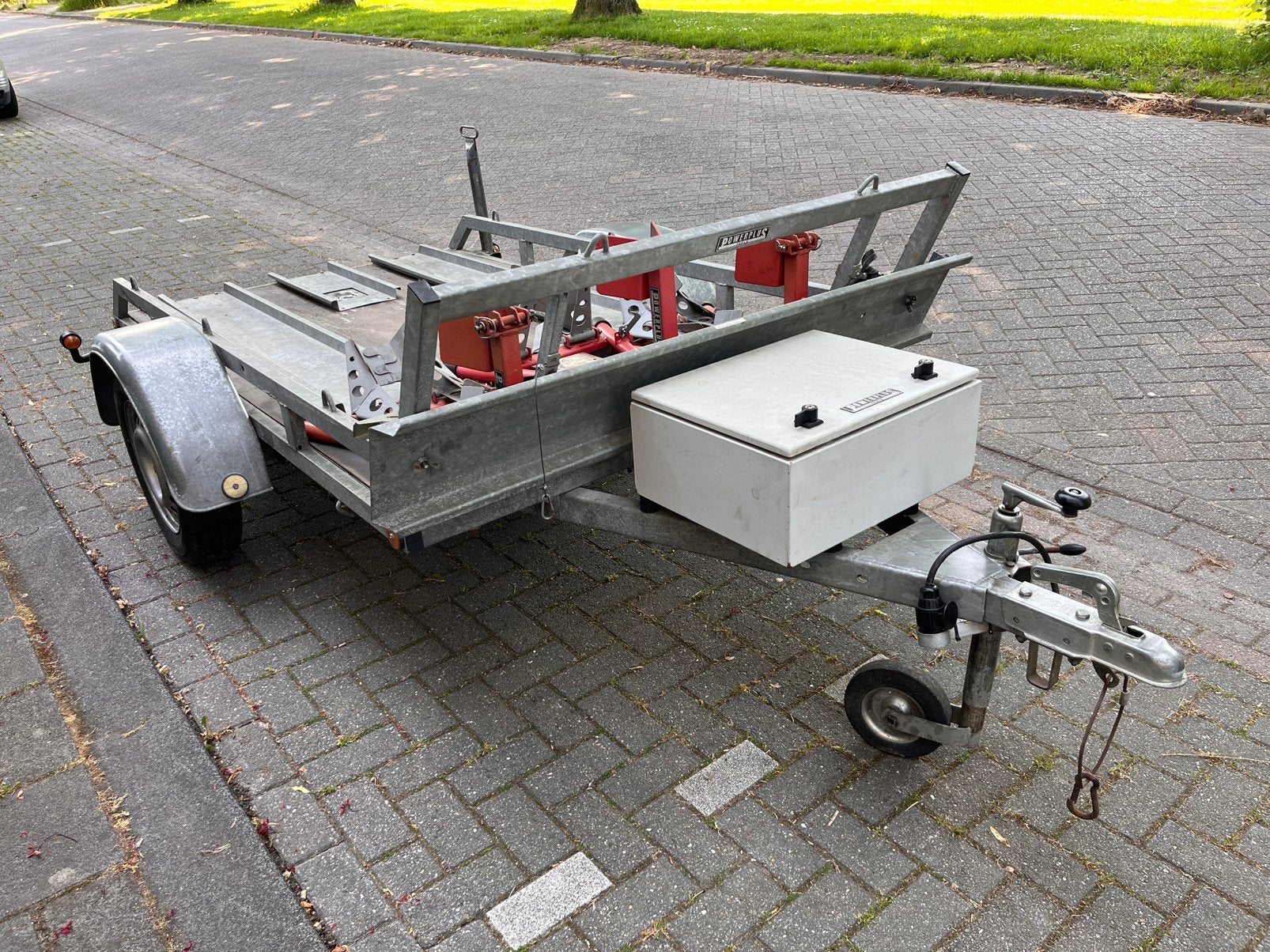 Motor, Fiets, Scooter,aanhangwagen, aanhanger, transport., Auto diversen, Aanhangers en Bagagewagens, Ophalen of Verzenden, Zo goed als nieuw