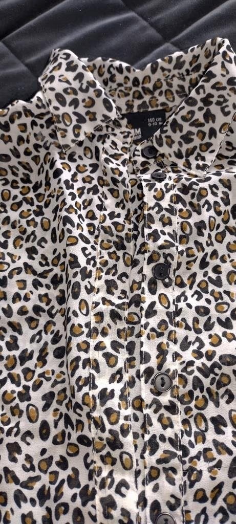 H&M Panterprinthemd, Verzenden, Zo goed als nieuw, Meisje, Shirt of Longsleeve