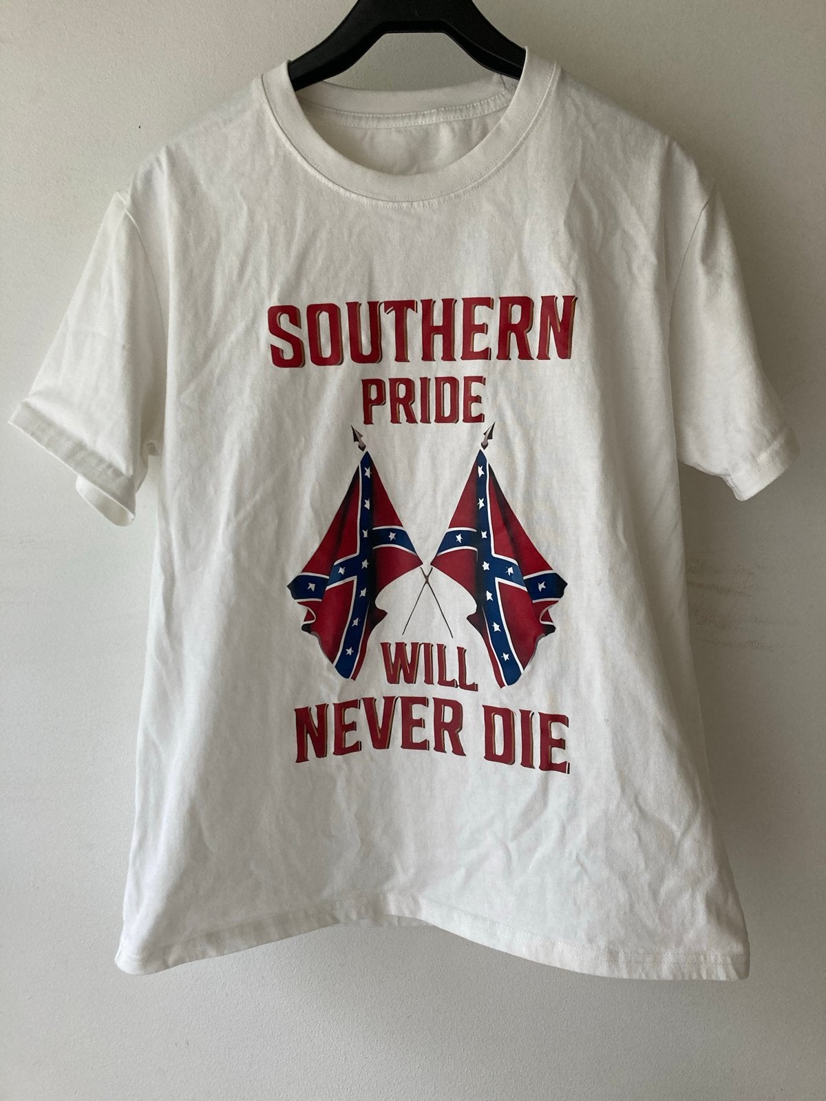 Shirt Southern Pride Rebel Flag, Ophalen of Verzenden, Nieuw, Wit