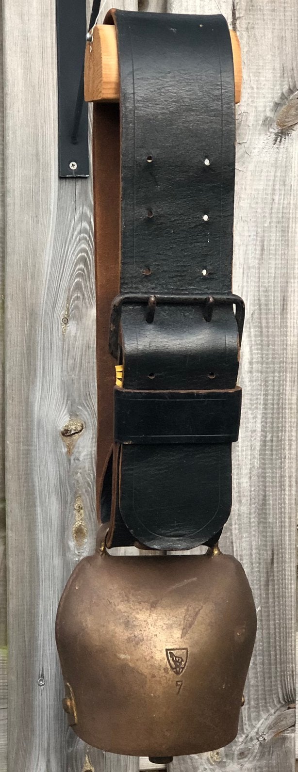 Koebel met zwarte leren riem uit Zuid-Duitsland (nieuw), Ophalen of Verzenden, Huis en Inrichting