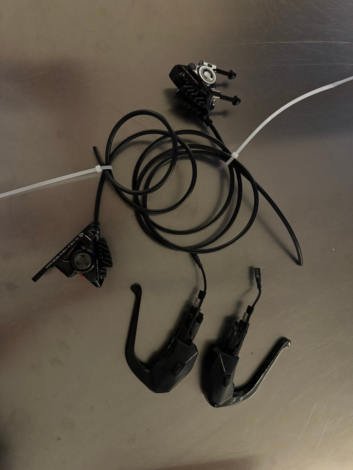 Shimano Dura-Ace Di2 ST-R9180 + BR-R9270 Schijfremset, Remmen, Overige materialen, Nieuw, Ophalen of Verzenden