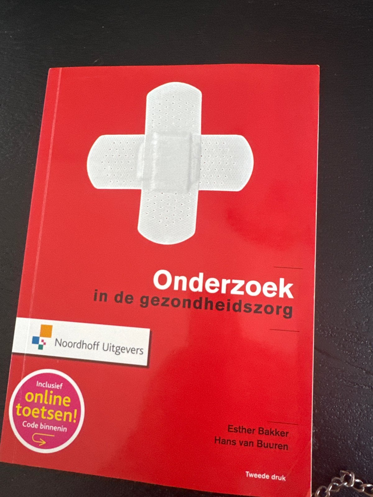Onderzoek in de gezondheidszorg - Esther Bakker & Hans van B, Ophalen of Verzenden, Gamma, Zo goed als nieuw, HBO