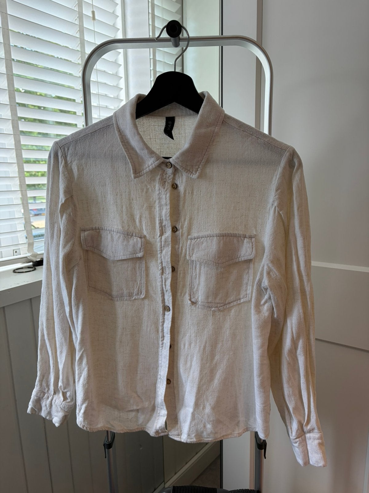 YAS blouse - gebroken wit, Ophalen of Verzenden, Zo goed als nieuw, Maat 38/40 (M), Wit