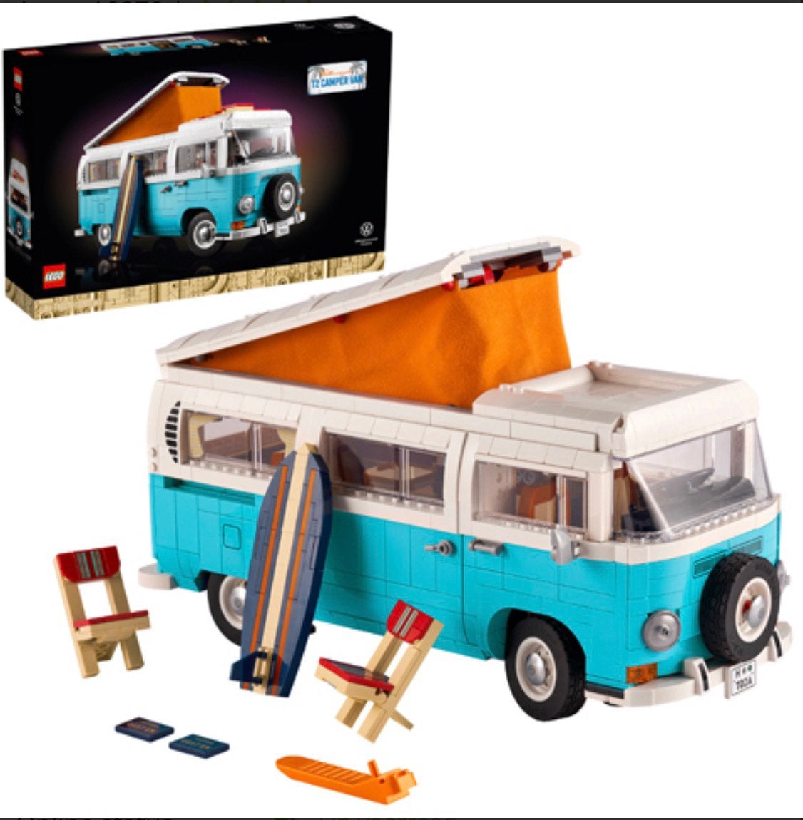Lego camper met verlichtingsset, Ophalen, Overige thema's, Lego, Compleet