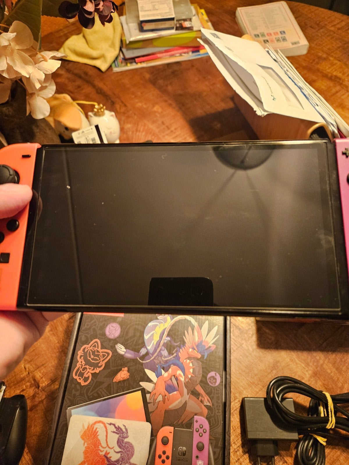 Nintendo switch oled pokemon scarlet en violet editie