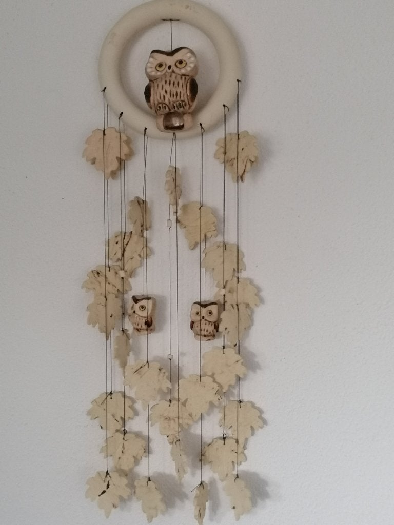 uil wandmobiel, Verzamelen, Beelden en Beeldjes, Ophalen of Verzenden, Zo goed als nieuw, Dier