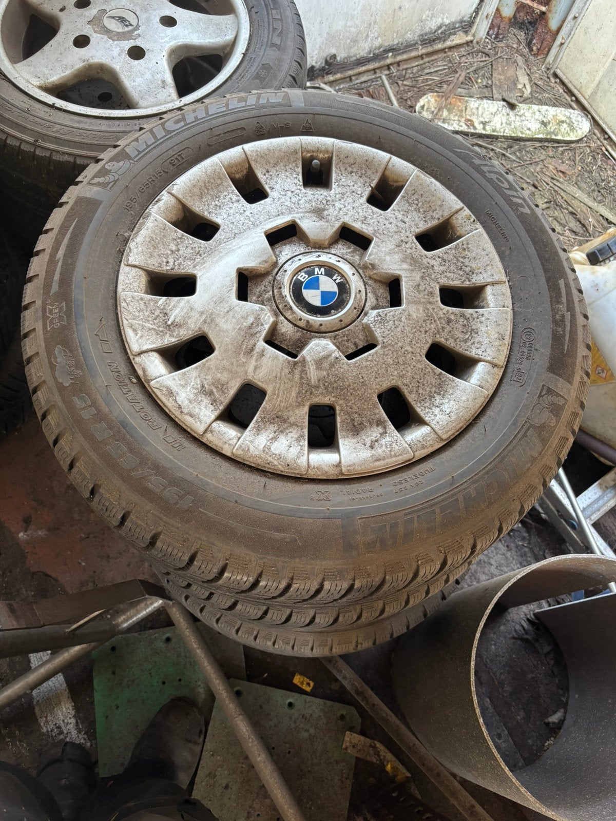Winterbanden 195/65 R15 4 stuks, Ophalen, Zo goed als nieuw