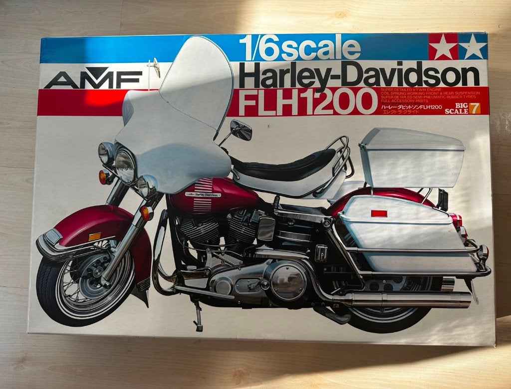 AMF Harley-Davidson FLH1200 1:6 te koop, Nieuw, Ophalen, Overige merken, Groter dan 1:32