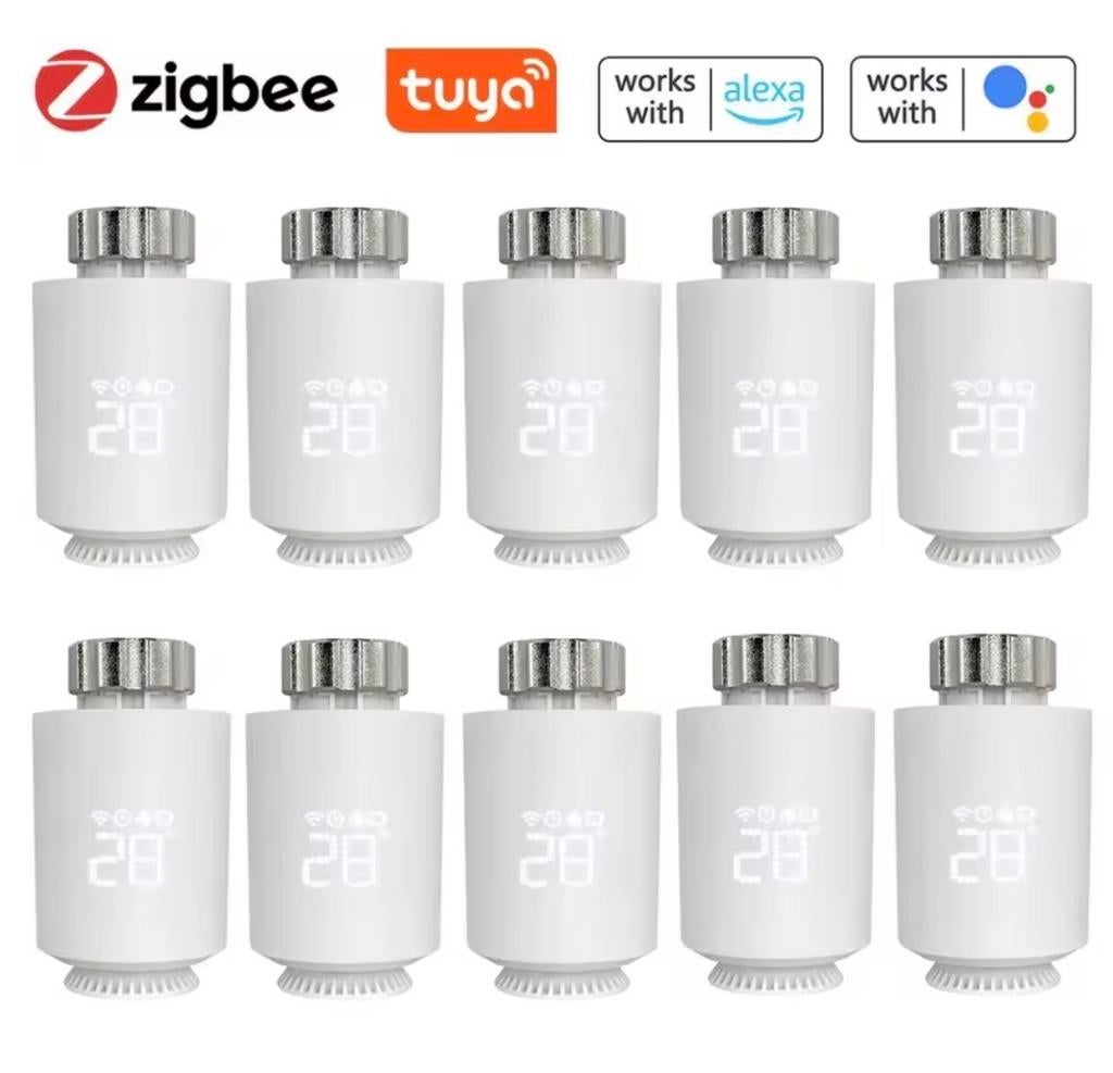 Zigbee Tuya slimme Radiator Thermostaat, Minder dan 30 cm, Radiator, Minder dan 60 cm, Ophalen of Verzenden