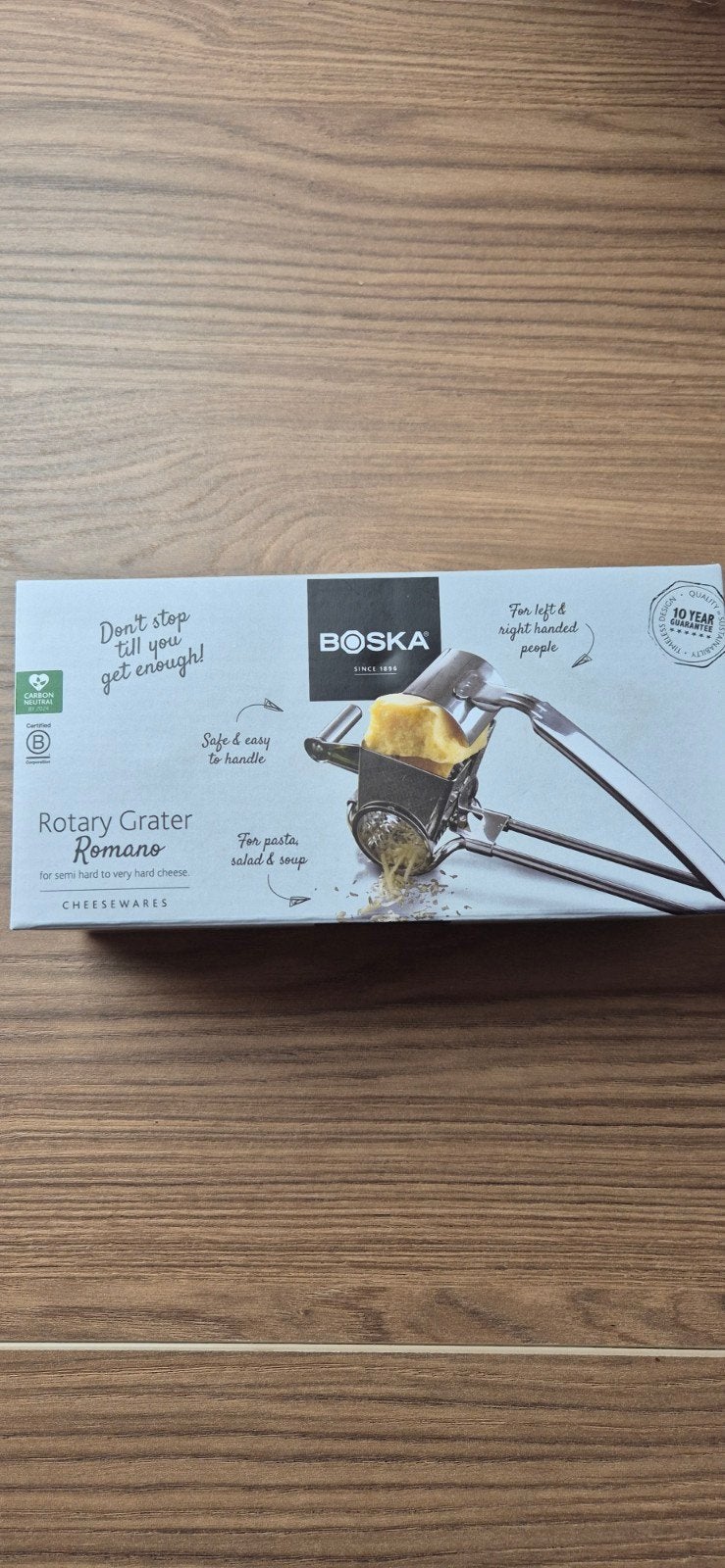 NIEUW ! Boska BOSKA "Romano Hand Grater, Silver, Minder dan 1 liter, Ophalen of Verzenden, Nieuw, 3 snelheden of meer