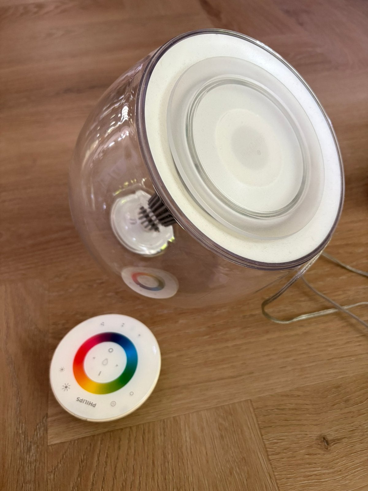 Philips LivingColors Gen2 sfeerlamp + afstandsbediening, Ophalen of Verzenden, Gebruikt, Sfeerlamp, Philips