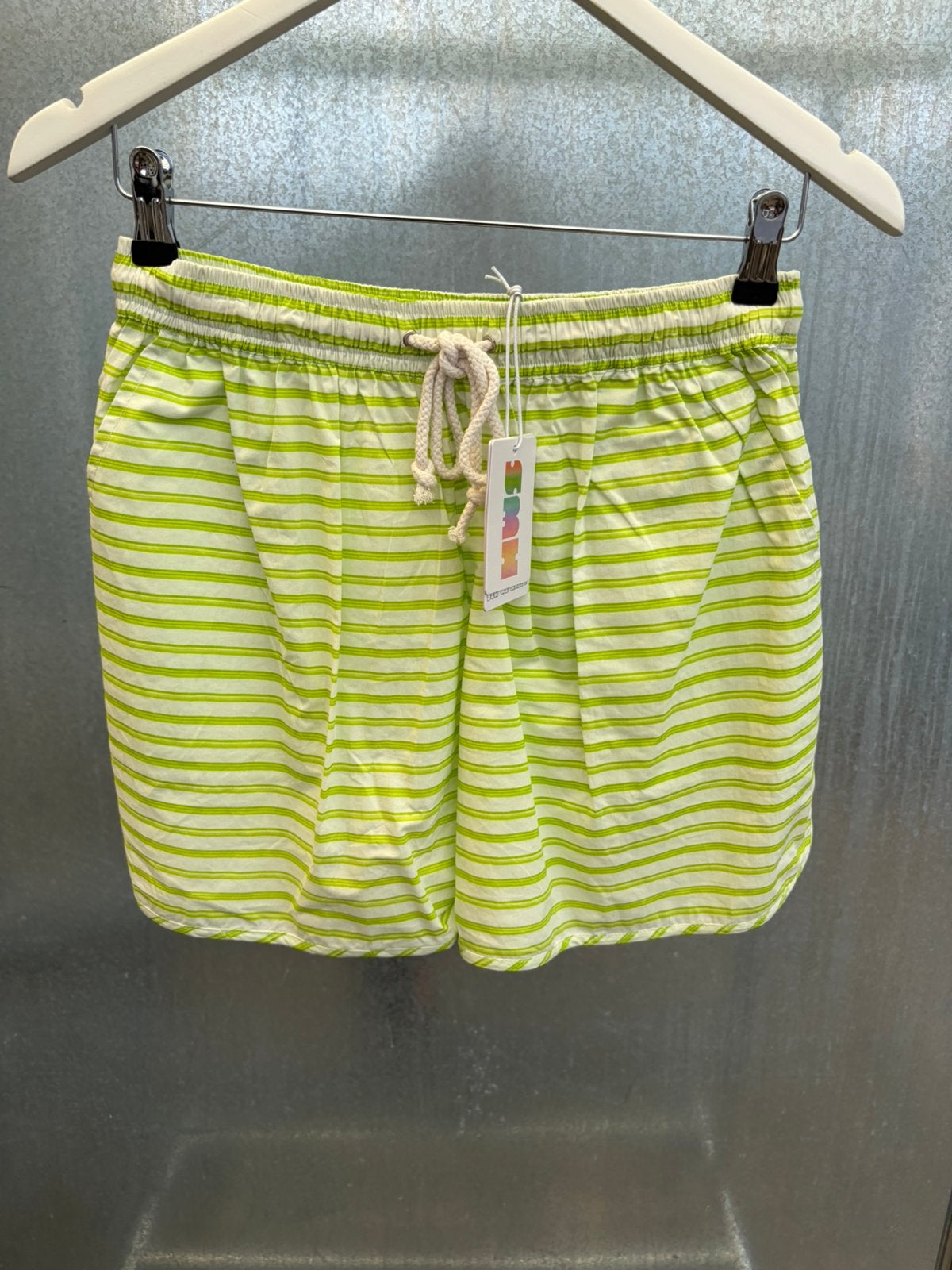 Sea me happy short Bermuda 1 korte broek pants lime, Ophalen of Verzenden, Nieuw, Groen, Kort