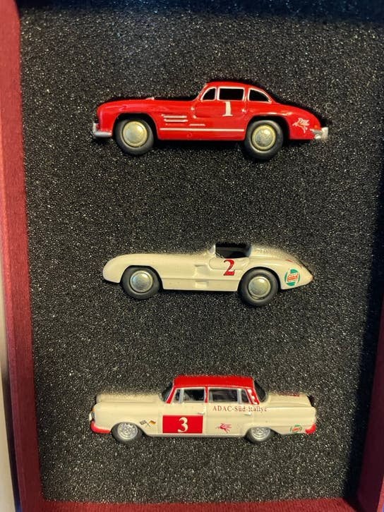 BUB Adac Sud Rally Mercedes Benz 300 SL , SLR , SE , 1:87, Hobby en Vrije tijd, Modeltreinen | H0, Overige merken, Gelijkstroom of Wisselstroom