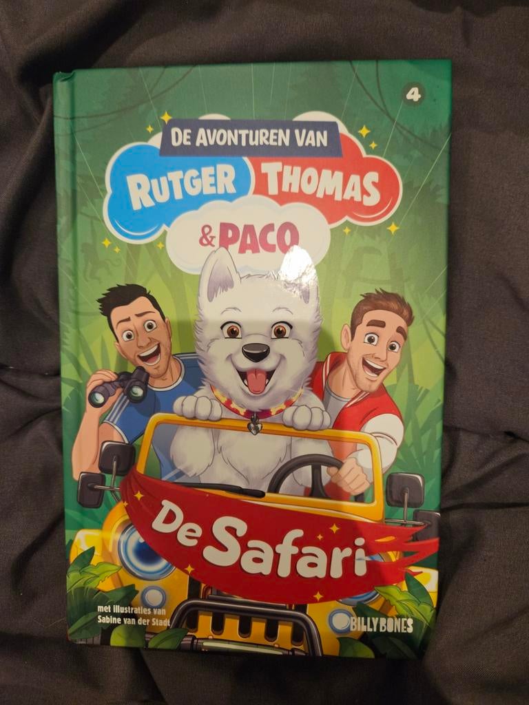 De Avonturen van Rutger, Thomas & Paco: De Safari, Ophalen, Nieuw, Rutger Vink, Thomas van Grinsven, Fictie algemeen
