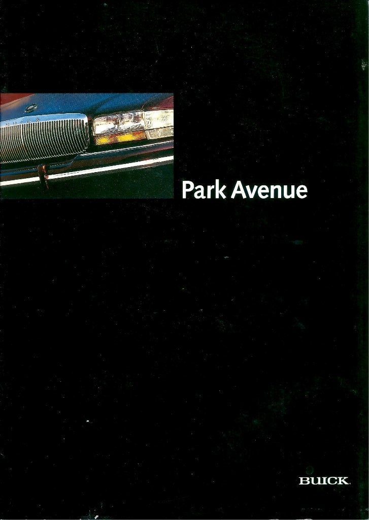 Brochure Buick Park Avenue 1995, Ophalen of Verzenden, Gelezen, Overige merken