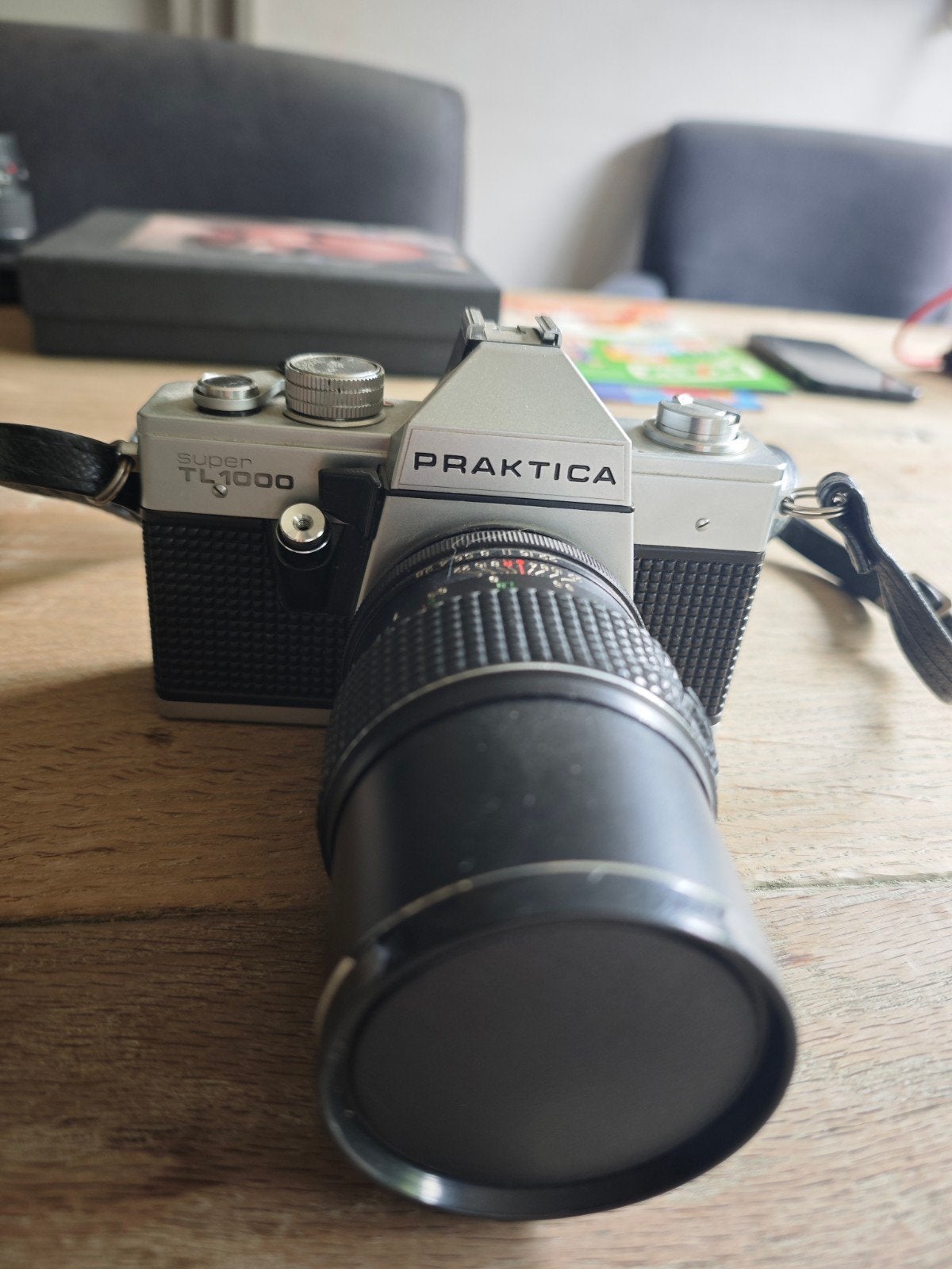 Praktica Super TL1000 Spiegelreflexcamera met lens, Ophalen of Verzenden, Gebruikt, Spiegelreflex, Overige Merken