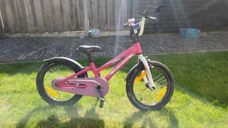 Specialized Hotrock 16 inch kinder MTB - Roze, Fietsen en Brommers, Fietsen | Kinderfietsjes, Velgrem, Ophalen, Specialized, 16 tot 20 inch