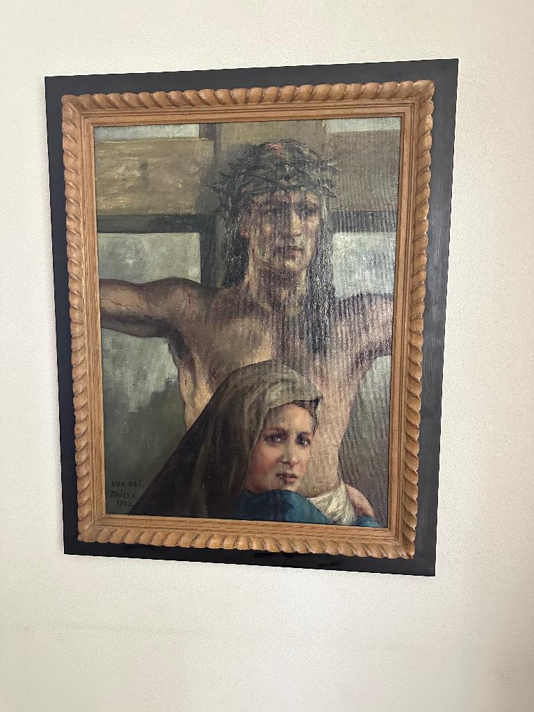 te koop een uniek religieus schilderij Italiaanse school, Ophalen of Verzenden