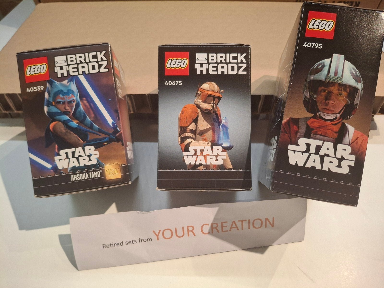 NIEUW Lego 40539 Ahsoka, 40675 Cody, 40795 Luke, Ophalen of Verzenden, Nieuw