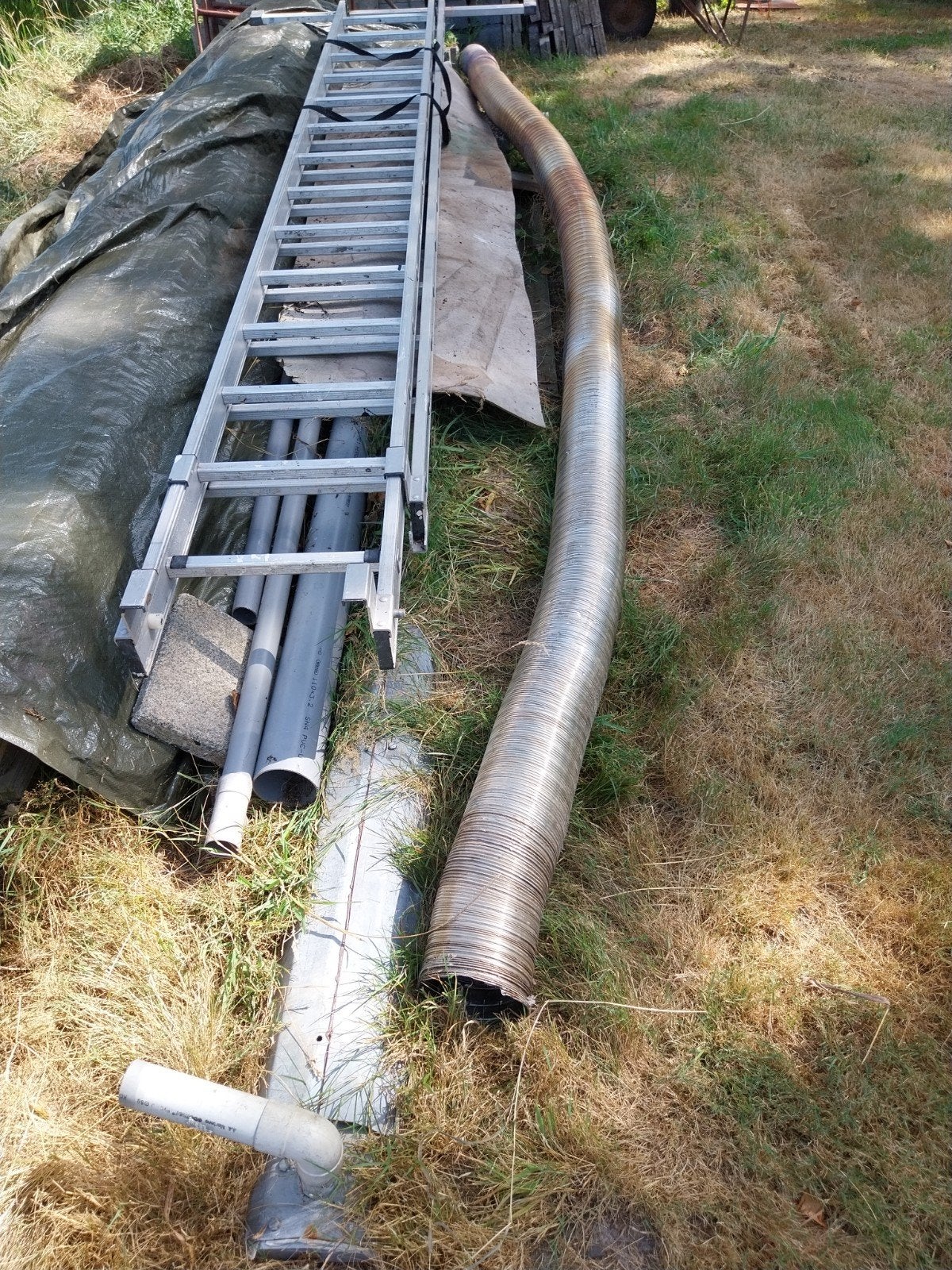 rvs flexibel rookgaskanaal 15 cm, Ophalen, Overige typen, Rvs, Minder dan 2 meter