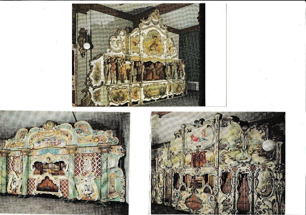 5x Draai- Dansorgel uit Nat. Museum Speeldoos tot P. Utrecht, Ophalen, 1940 tot 1960, Ongelopen, Overige thema's