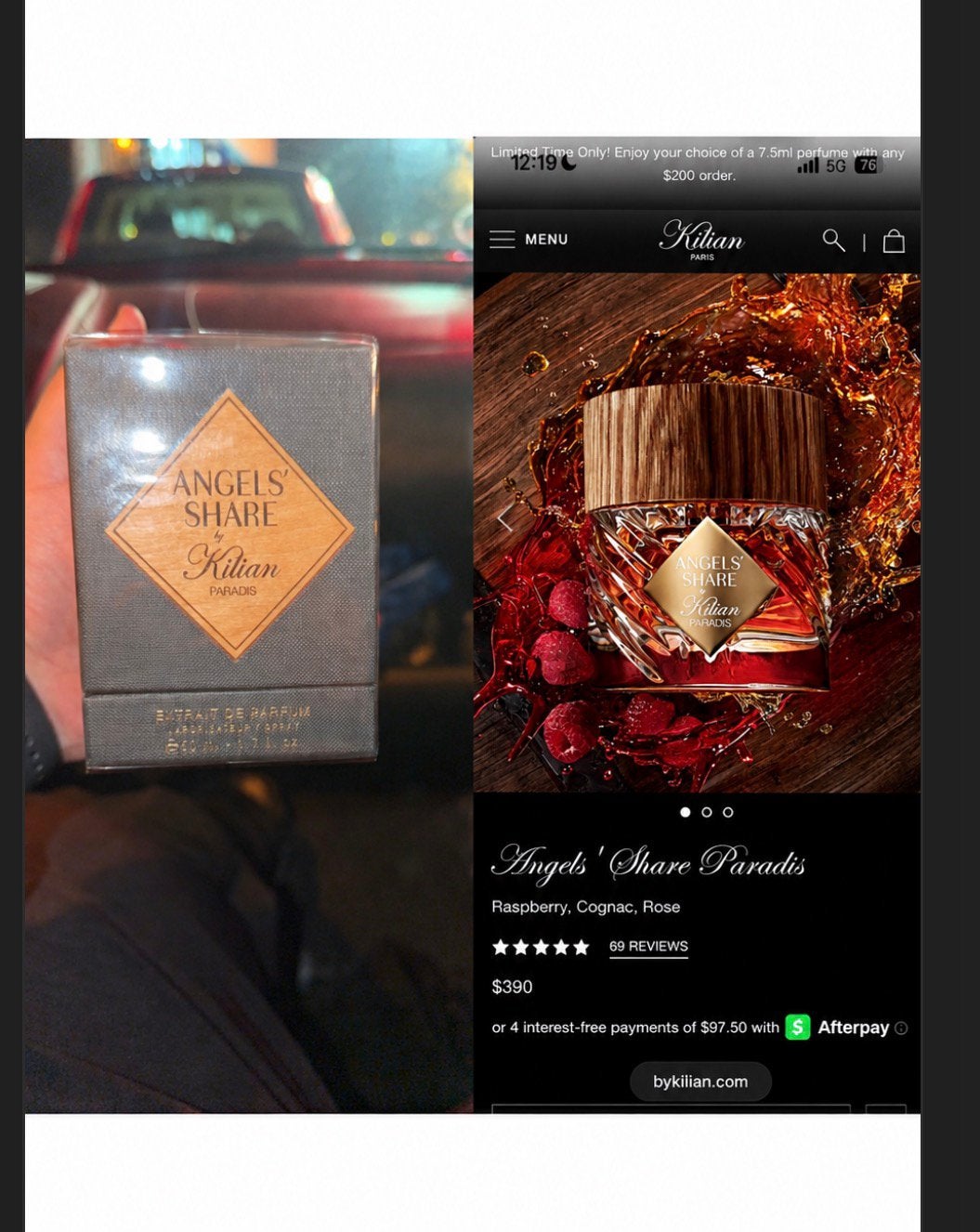 Kilian Angel Share Paradis, Ophalen of Verzenden, Nieuw