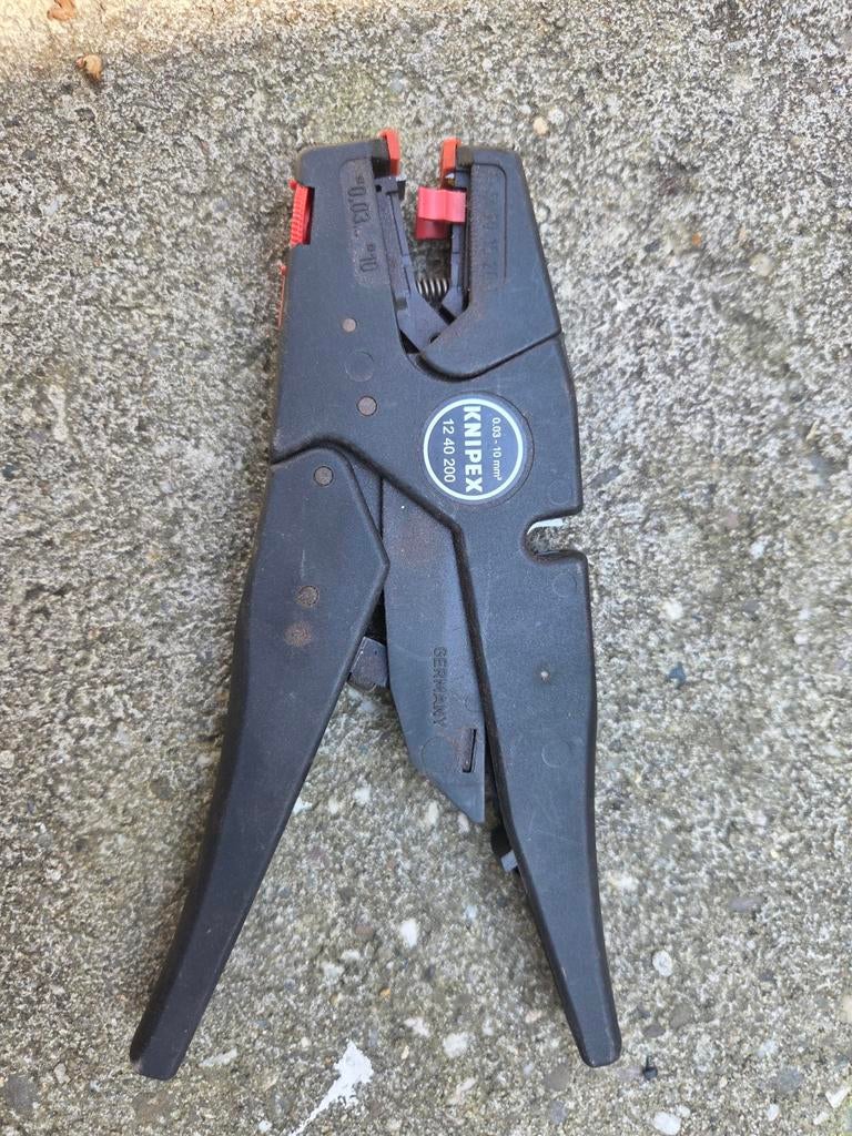 Knipex 12 40 200 Automatische afstriptang 0.03-10mm², Ophalen of Verzenden, Zo goed als nieuw