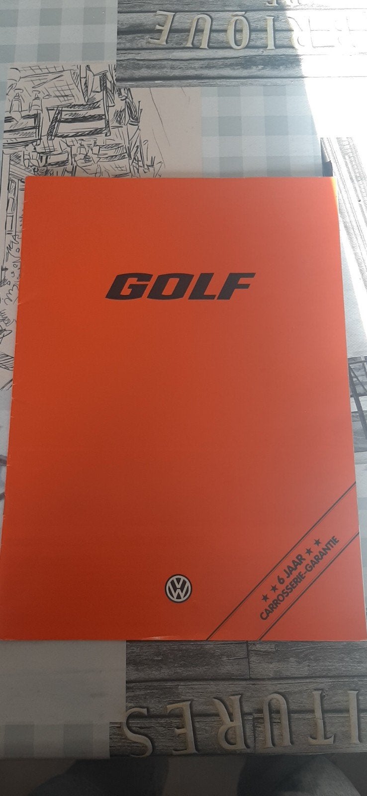 Volkswagen golf folder., Ophalen of Verzenden, Zo goed als nieuw, Volkswagen