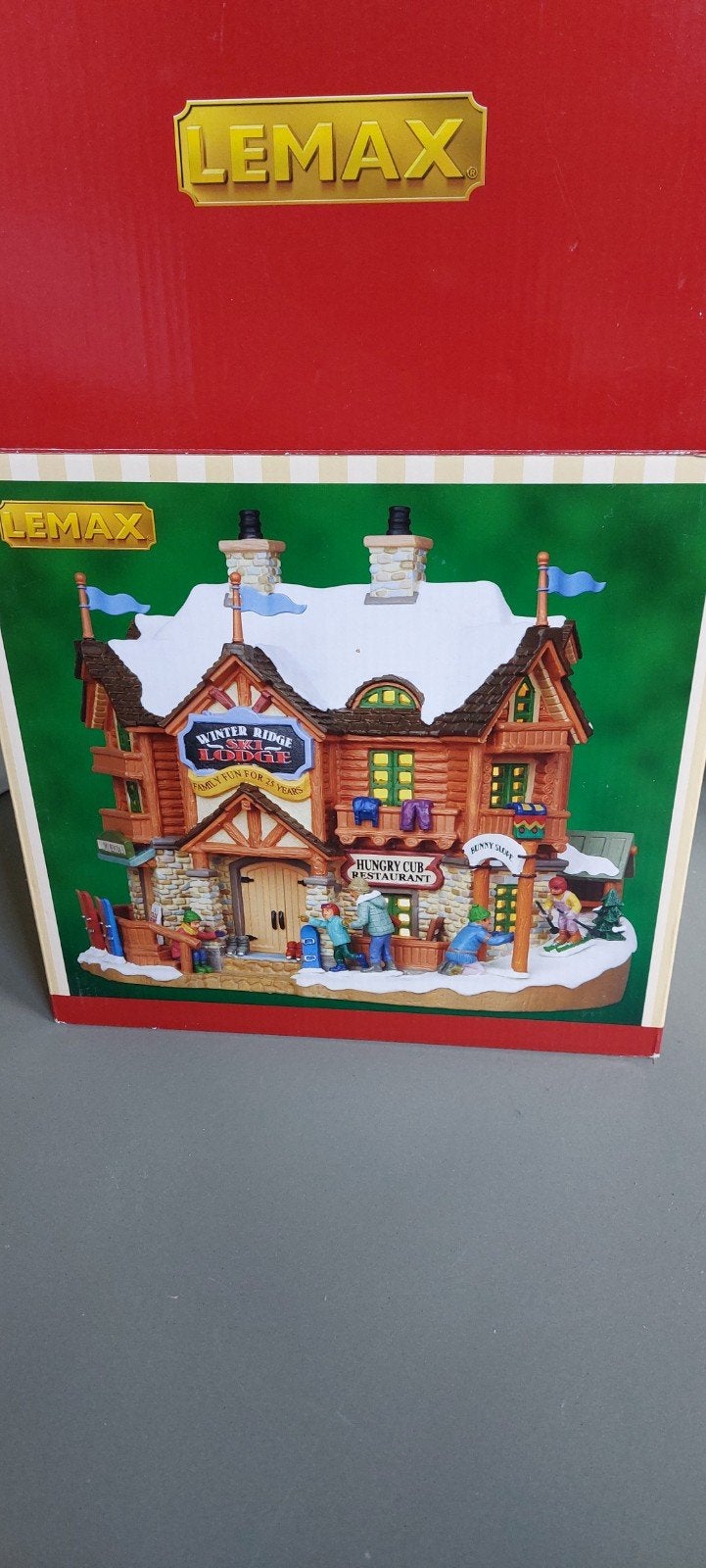 Lemax ski lodge., Ophalen, Zo goed als nieuw