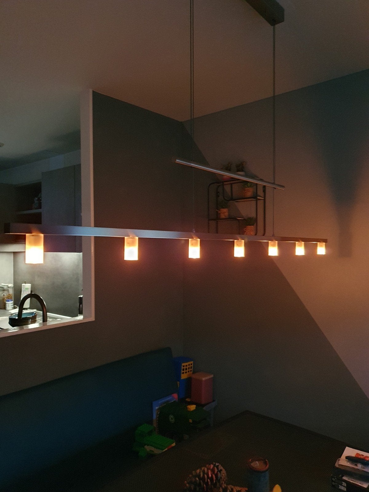 Zware industriele design hanglamp, Ophalen