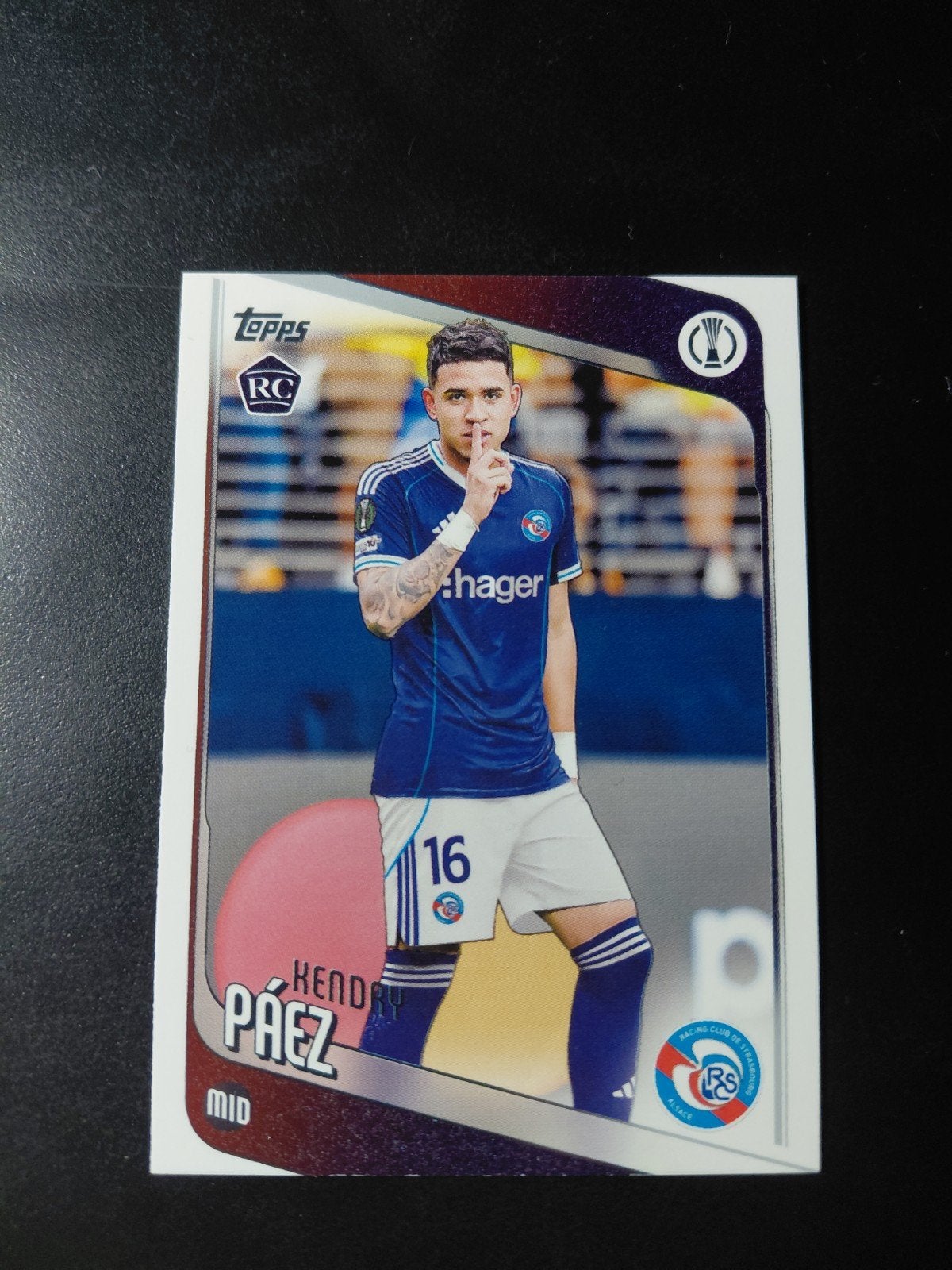 Kendry paez ROOKIE (chelses/ecuador/strasbourg) topps, Verzenden, Nieuw