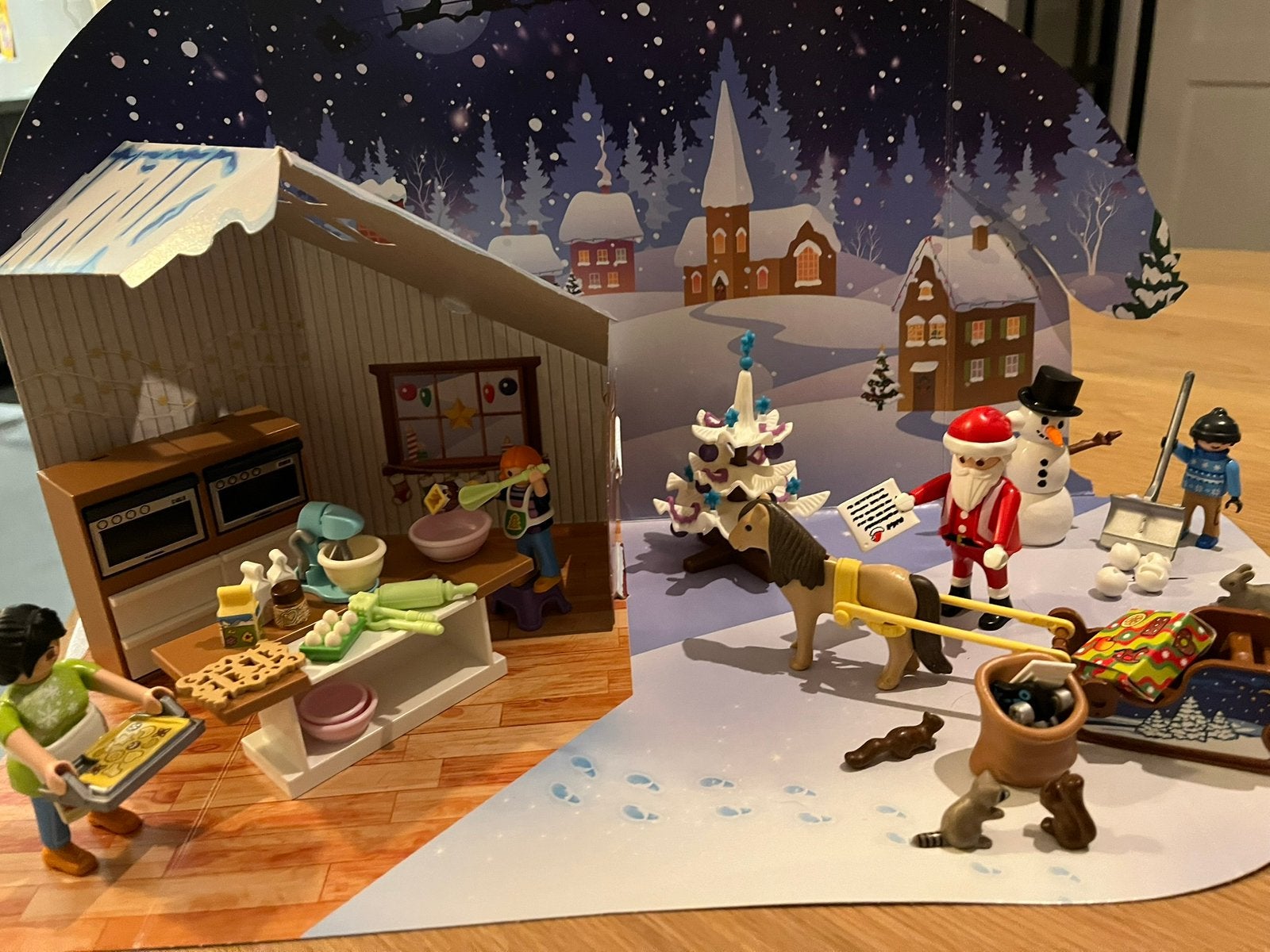 Playmobil kerst, Kinderen en Baby's, Speelgoed | Playmobil, Ophalen of Verzenden, Zo goed als nieuw