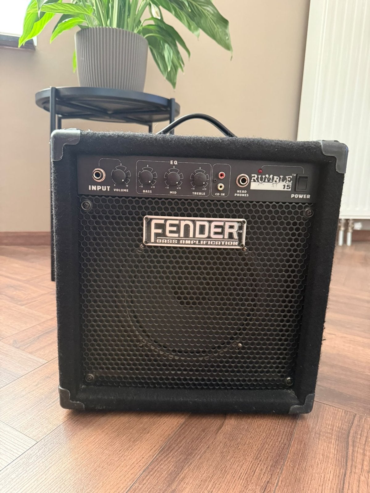 Fender Rumble 15 basgitaarversterker, Muziek en Instrumenten, Ophalen, Gebruikt, Basgitaar, Minder dan 50 watt