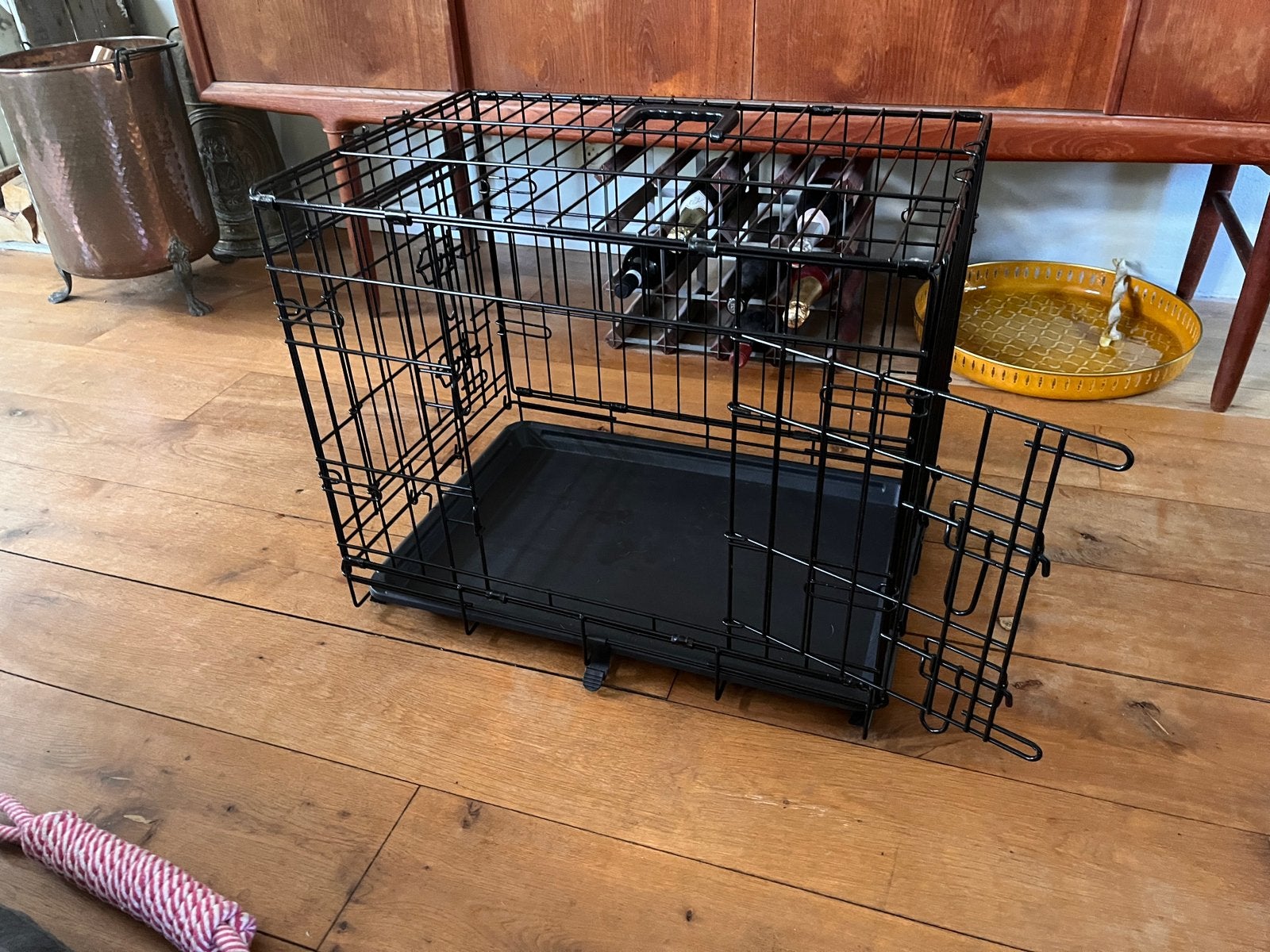 Honden bench van Welkoop, Dieren en Toebehoren, Hondenhokken, Ophalen, Zo goed als nieuw, Minder dan 75 cm, Minder dan 65 cm