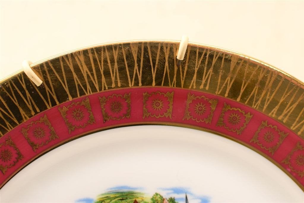 Mitterteich Bavaria Vintage Luxembourg Souvenir wandbord 475, Ophalen of Verzenden, Gebruikt