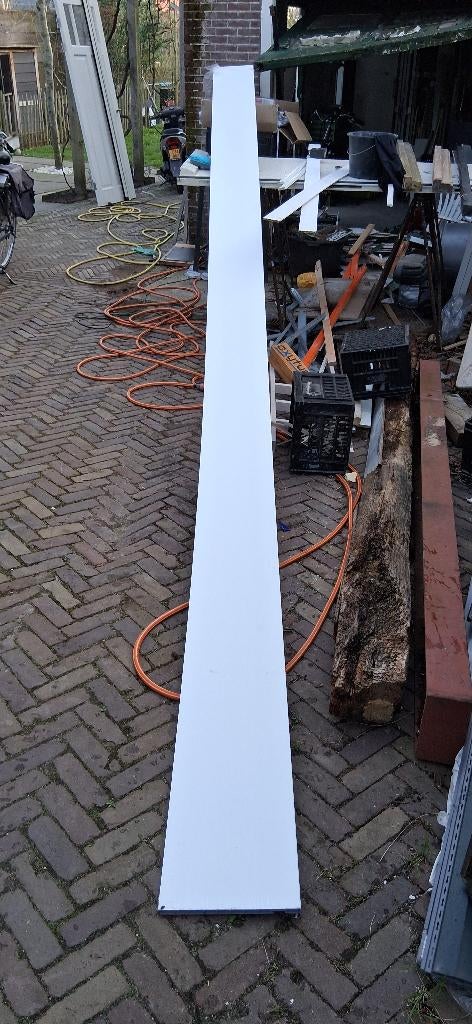 Vinyplus boeiboord boei lijst dakrand profiel wit, Ophalen