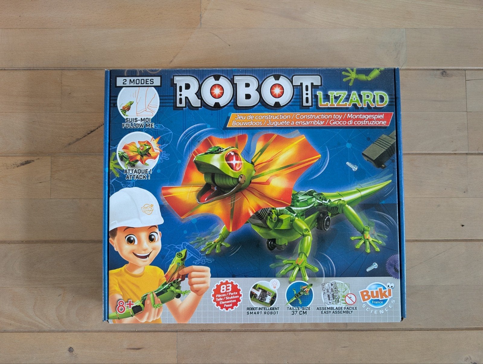 Buki Robot Lizard - Bouw je eigen robot hagedis, Kinderen en Baby's, Speelgoed | Educatief en Creatief, Ophalen of Verzenden, Zo goed als nieuw
