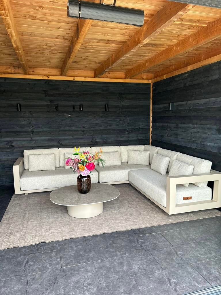 Metropolitan loungeset hoekbank 4 Seasons Outdoor 4SO, 6 zitplaatsen, Ophalen of Verzenden, Loungeset, Bank