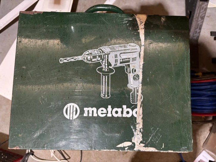 Metabo SBE 75 Impuls Klopboormachine in Koffer, Boormachine, Ophalen of Verzenden, Klopboormechanisme, Gebruikt
