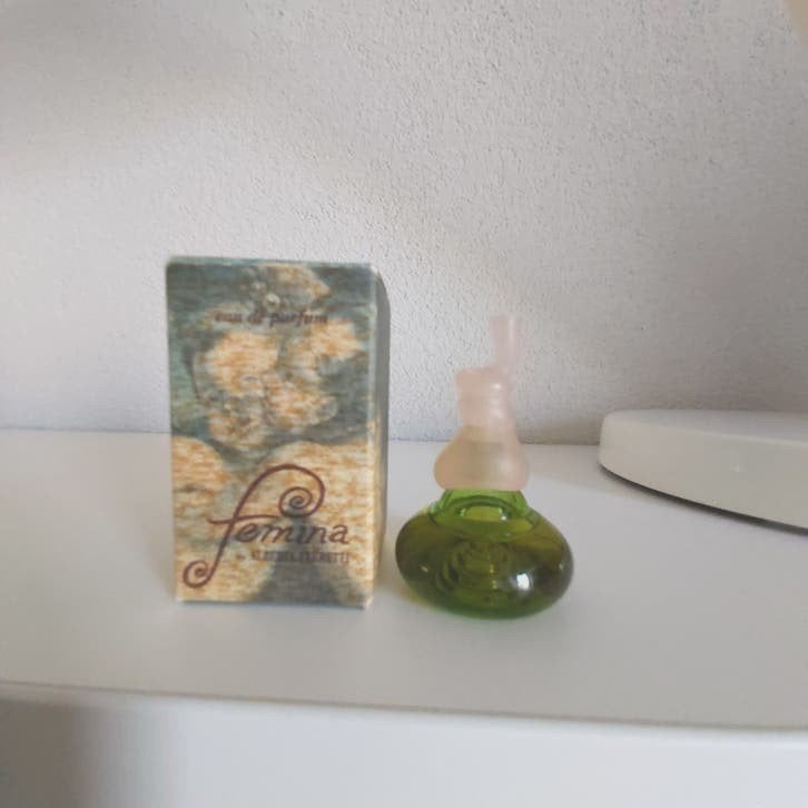 Femina van Alberta Ferretti met doosje, Verzenden, Zo goed als nieuw, Miniatuur, Gevuld